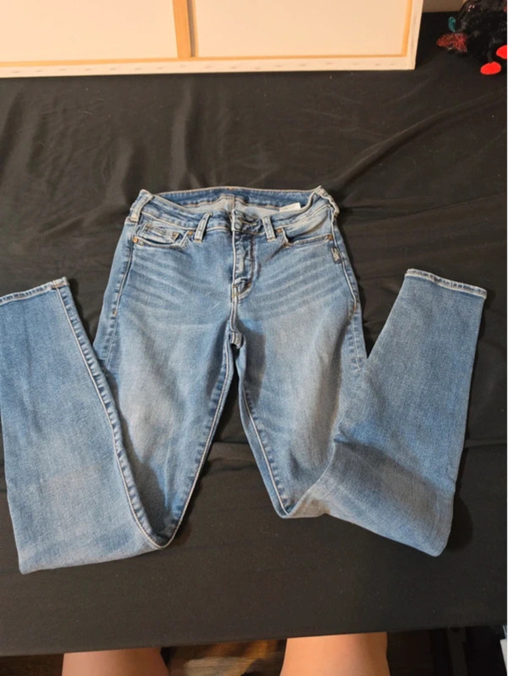 Silver jeans